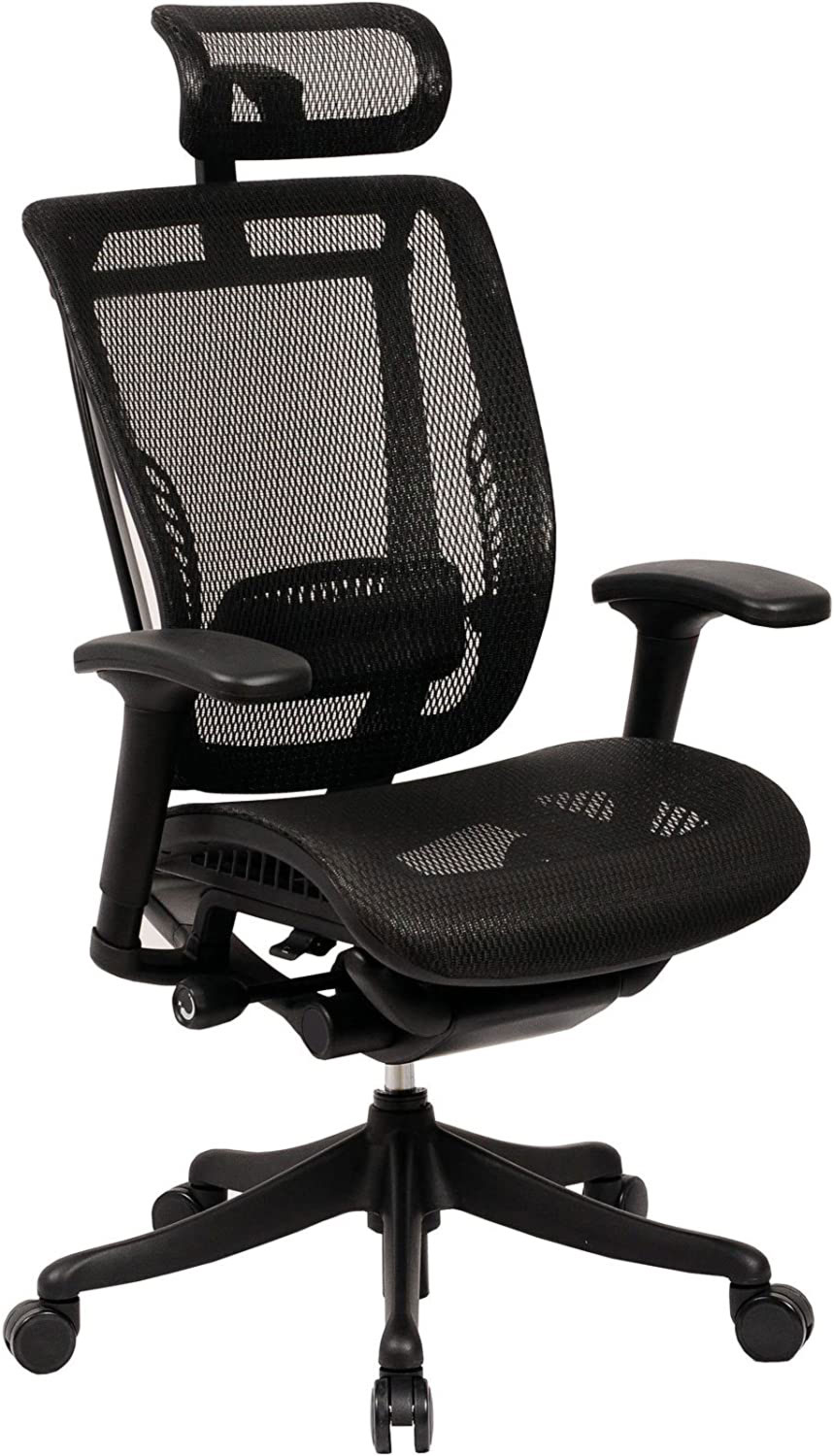 Enklave Black Mesh Executive Hi Swivel Chair with Headrest